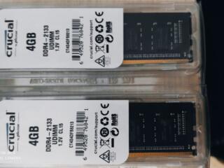Hynix Original DDR4 4GB 2400 2 шт общее 8 Gb. Crucial 4GB 2133 DDR4