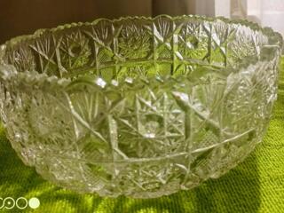 Хрусталь ручной огранки советского производства снова в моде.