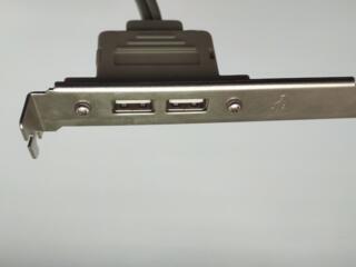 Разъем-планка 2 порта USB 2.0 в слот PCI