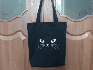 Сумки-шоппер из натуральных тканей. Ручная работа.