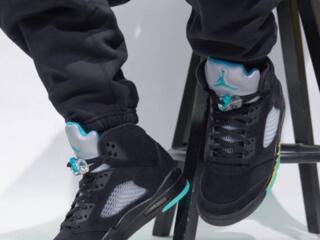 Air Jordan 5 Retro в расцветке «Aqua».