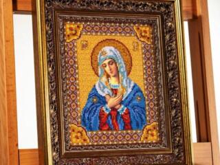 Вышивка бисером Икона Божией Матери