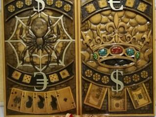 Нарды резные картина Джокер и Харли Квин эксклюзив!