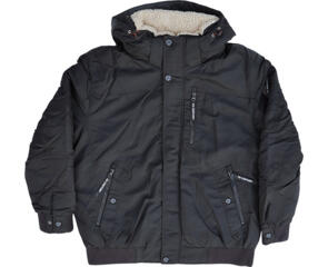 Большого размера мужская зимняя куртка бомбер.