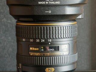 Объектив nikon af-s dx nikor 16-80mm f/2.8-4g ed vr