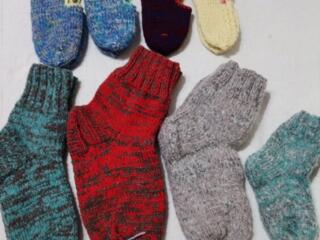 Продам дублёнка р 50-52,вязаные носки