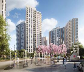 34869. Элитная квартира площадью 43 м² ...