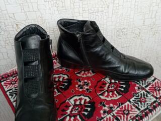 Ботиночки женские кожаные Размер -38 Цена - 80 руб.