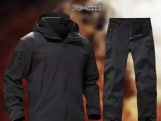 Софт-Шелл костюмы. Флисовые кофты. Футболки. Защита локти колени.