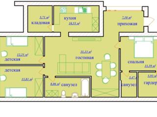 Срочно, новая планировка 4-х!