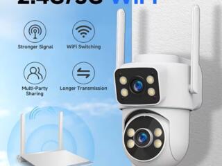 Камера наружного наблюдения с двойной линзой