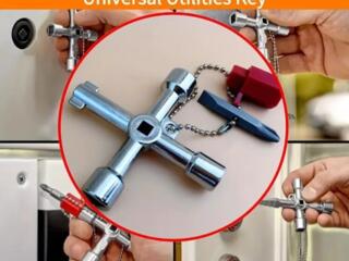 Новый многофункциональный универсальный инструмент 4-в-1 для сантехники и электрики.
60