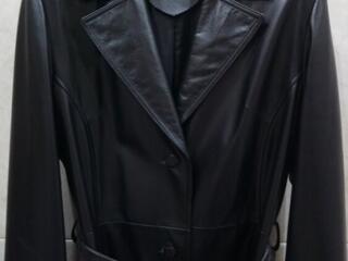 Пальто кожаное новое