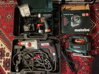 Продам новый инструмент шуруповерт и лобзик Метабо, перфоратор Спарки