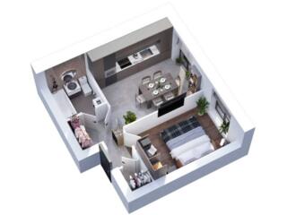 продаж 1-к квартира Фастівський, Гатне, 40500 $