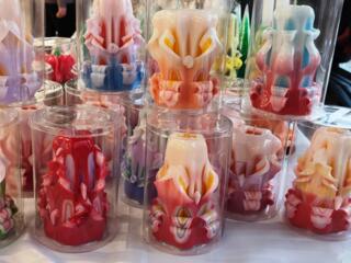 Резные свечи. Lumanari sculptate