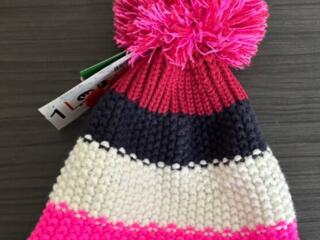 Шапка на флисе на подростка-девочку