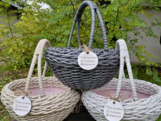 Корзинки из ротанга.