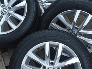 R16 легкосплавы и шины отличное состояние Диски 5*112 J6,5 ET41