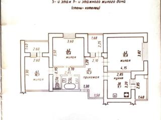 5эт. Центр(Библиотека). Удобная планировка. Кооперативный дом.
