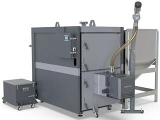 Cazan pe combustibil solid Defro bio slim max 100 kw