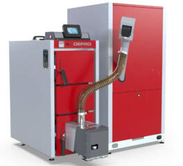 Cazan cu combustibil solid Defro delta ekopell 10 kw