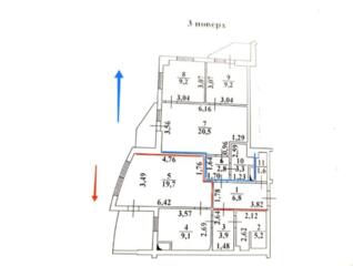 Продам квартиру 96.3 кв. м., 3/17, новый дом, жк Одиссей.