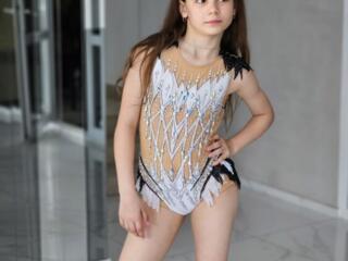 Прокат купальника для художественной гимнастики--200р, (на рост 130-14