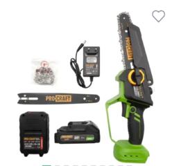 Пила Аккум. PROCRAFT PKA46 (2 Акб+2цепи+2шины+Кейс) Рассрочка Доставка