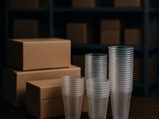 Стакан био-пластик (50 шт) 480 мл (3,5гр)