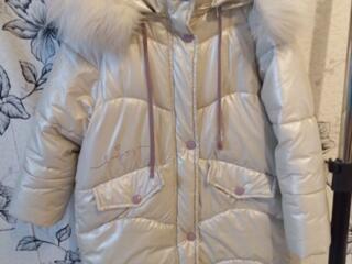 Пуховик для девочки 9-11 лет