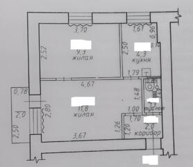 Продам 2-ком. кв. 2/2 Центр г. Бендеры под ремонт.