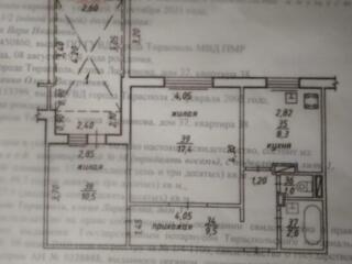 2к квартира в Центре, 143 серия, белый вариант, пристройка, палисадник