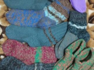Продам вязанные носки, вяжу на заказ