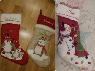 Сапожки новогодние большие