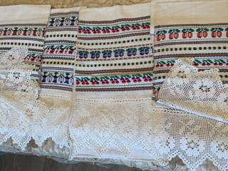 Домотканые молдавские рушники.