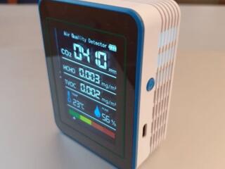 5-в-1 датчик качества воздуха (CO2, формальдегид, влажн., темп. и др)