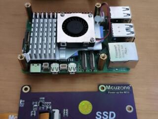 Raspberry Pi 5 на 8 ГБ + PCIe to M. 2