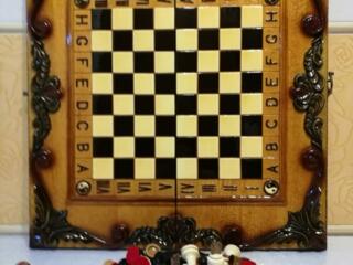 Нарды шахматы ручная резьба картина Инь Янь эксклюзив!