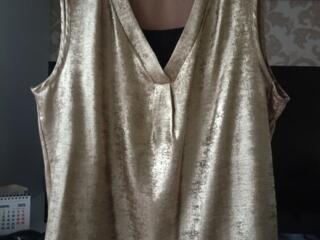 Блуза цвет золото и топ