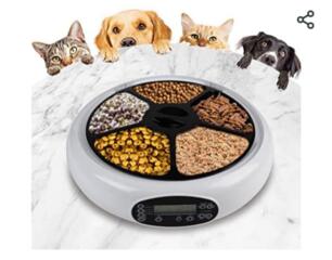Автоматич. кормушка для домашних животных для сухих и влажных кормов