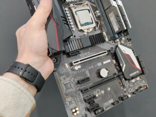 Комплект i9 - 9900k Мать - Gigabyte Z390