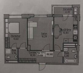 Apartament 2 camere 62m et 13/14 Caertier Cluj