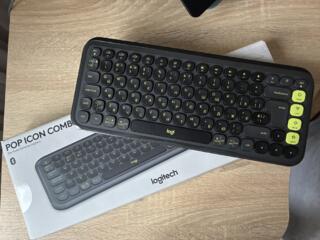 Клавиатура Logitech POP ICON KEYS GRAPHITE + мышь Logi