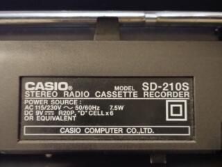 Куплю магнитолу Casio SD-210S