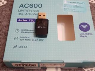 Продам wi fi адаптер TP LINK Archer T2U (AC 600), состояние нового