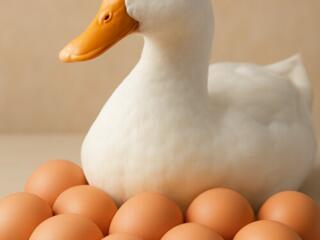 В продаже утиные яица