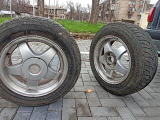 Продам диски (4 шт)с зимней резиной 195/65 R-15
