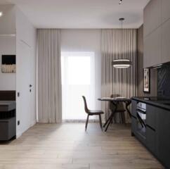 Продажа стильная 1-комнатная квартира в новостройке, Приморский ...