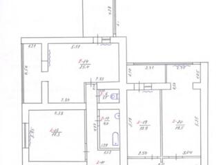 Продается трехкомнатная квартира в г. Рыбница, ул. Вальченко, д. 61